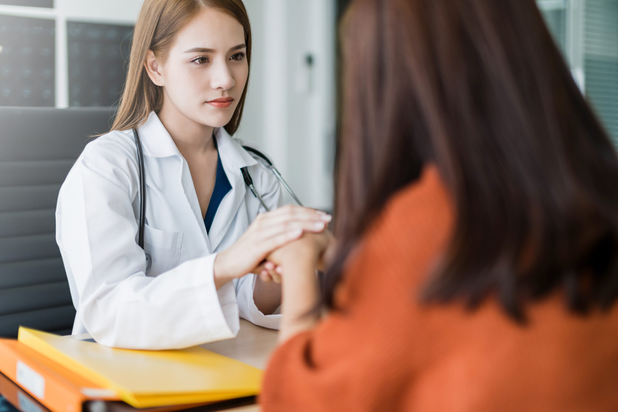 Supportive consultation with a medical professional